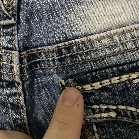 Ariya Jeans Womens 7/8 Distressed Bootcut - Picture 8 of 8